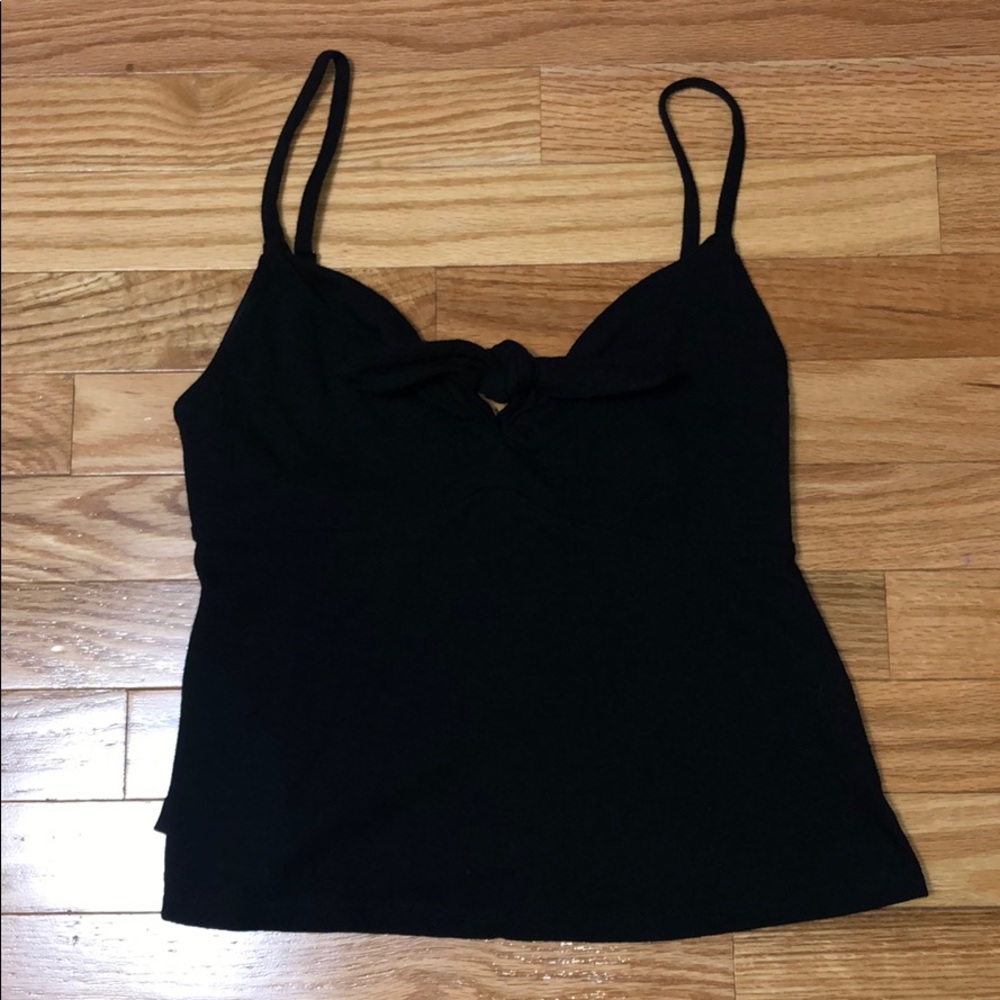 Black tank top